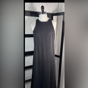 Simon Miller Black Twill  Strapless Midi Dress, size 2, wardrobe staple